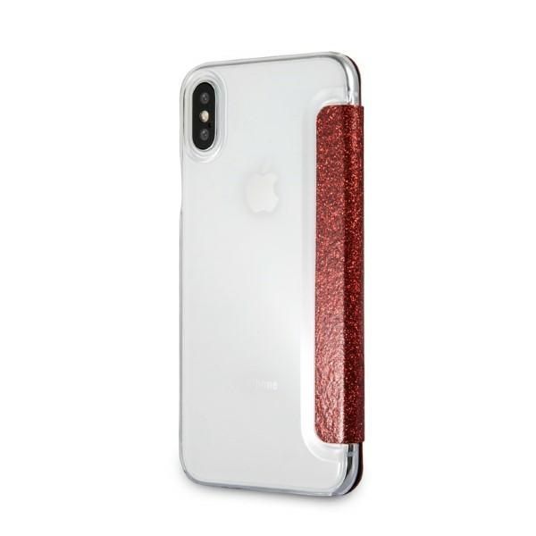 Citas preces Karl Lagerfeld Karl Lagerfeld Valentine iPhone X/XS Case - Red