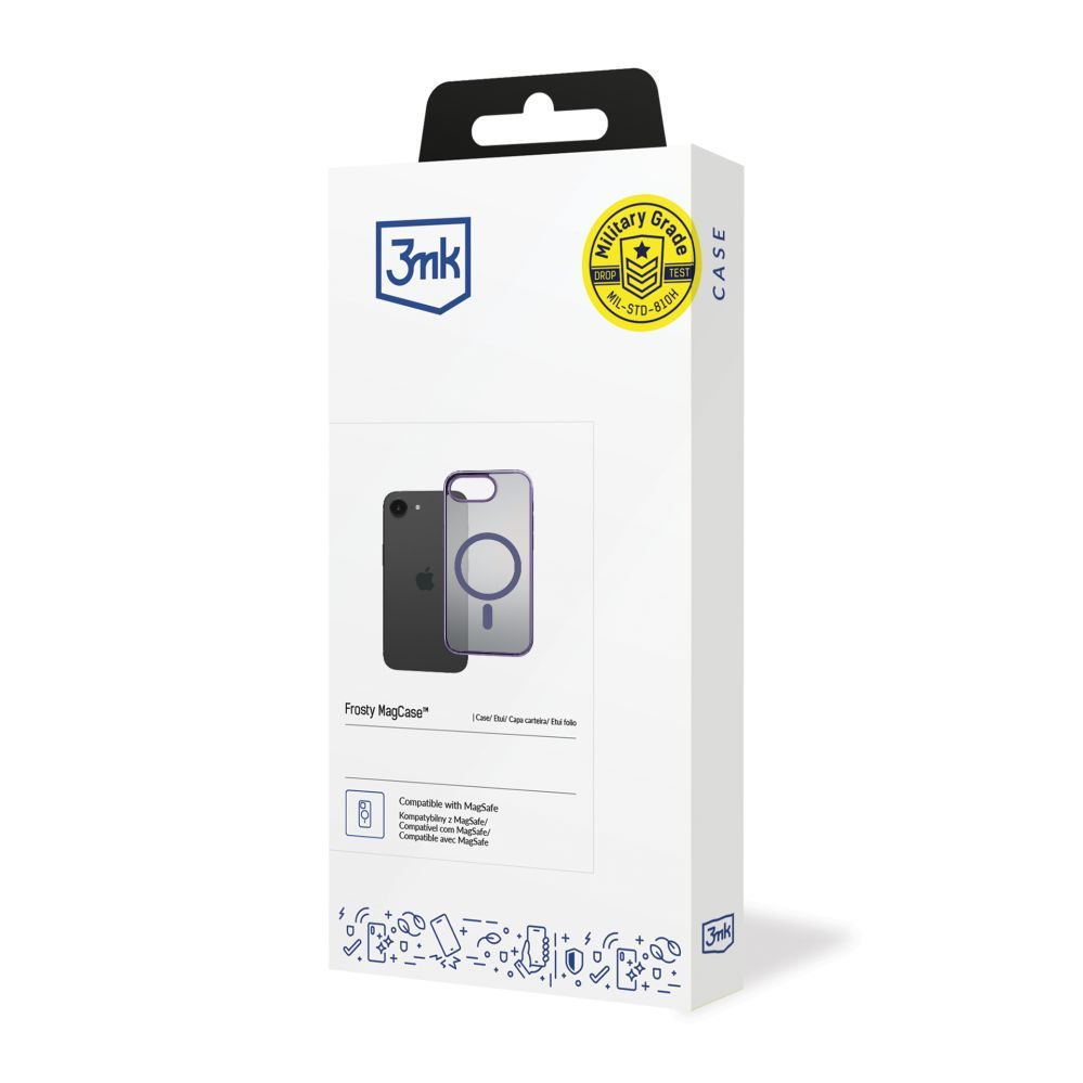 Muud kaubad 3MK 3mk Frosty MagCase for Apple iPhone 16E - Purple