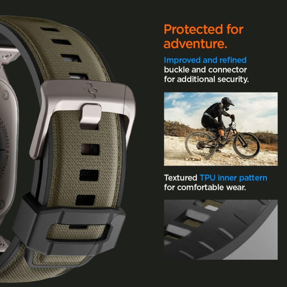 Citas preces Spigen Spigen DuraPro Armor Strap for Apple Watch 44 / 45 / 46 / 49 mm - Green