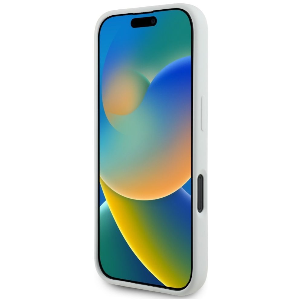 Citas preces Karl Lagerfeld Karl Lagerfeld Silicone Double Heads And Circle MagSafe case for iPhone 16 beige