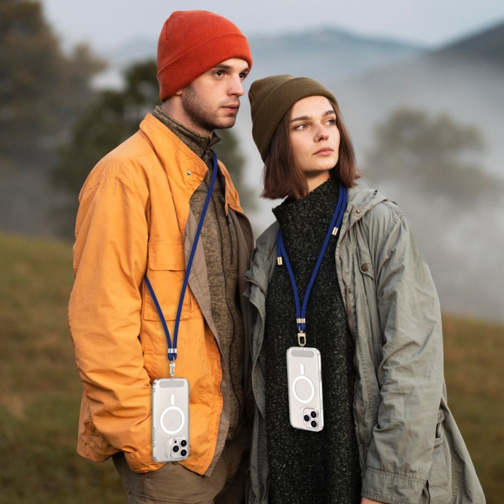 Muud kaubad Tech-Protect Tech-Protect C7S Rope Crossbody Leash - Navy Blue