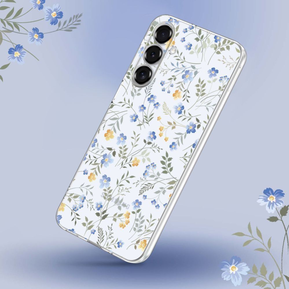 Citas preces Tech-Protect Tech-Protect FlexAir Case for Samsung Galaxy A36 5G - Daisies with Leaves
