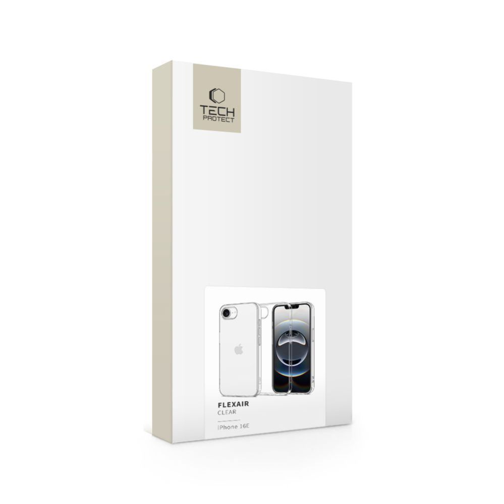 Citas preces Tech-Protect Tech-Protect FlexAir iPhone 16e Case - Clear
