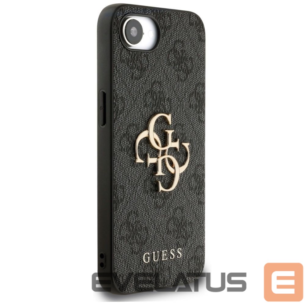 Citas preces Guess Guess 4G Big Logo Case for iPhone 16e - Black
