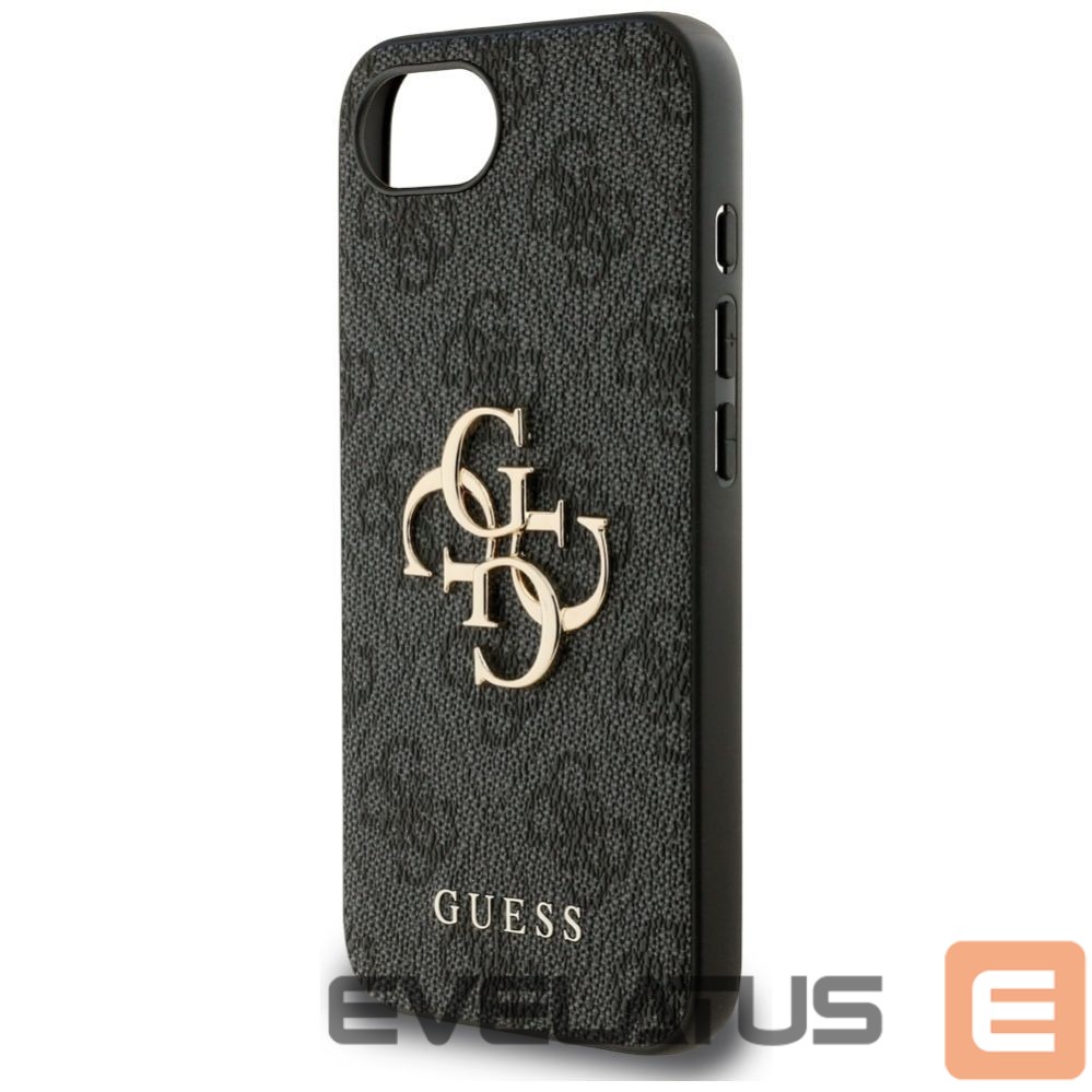 Citas preces Guess Guess 4G Big Logo Case for iPhone 16e - Black