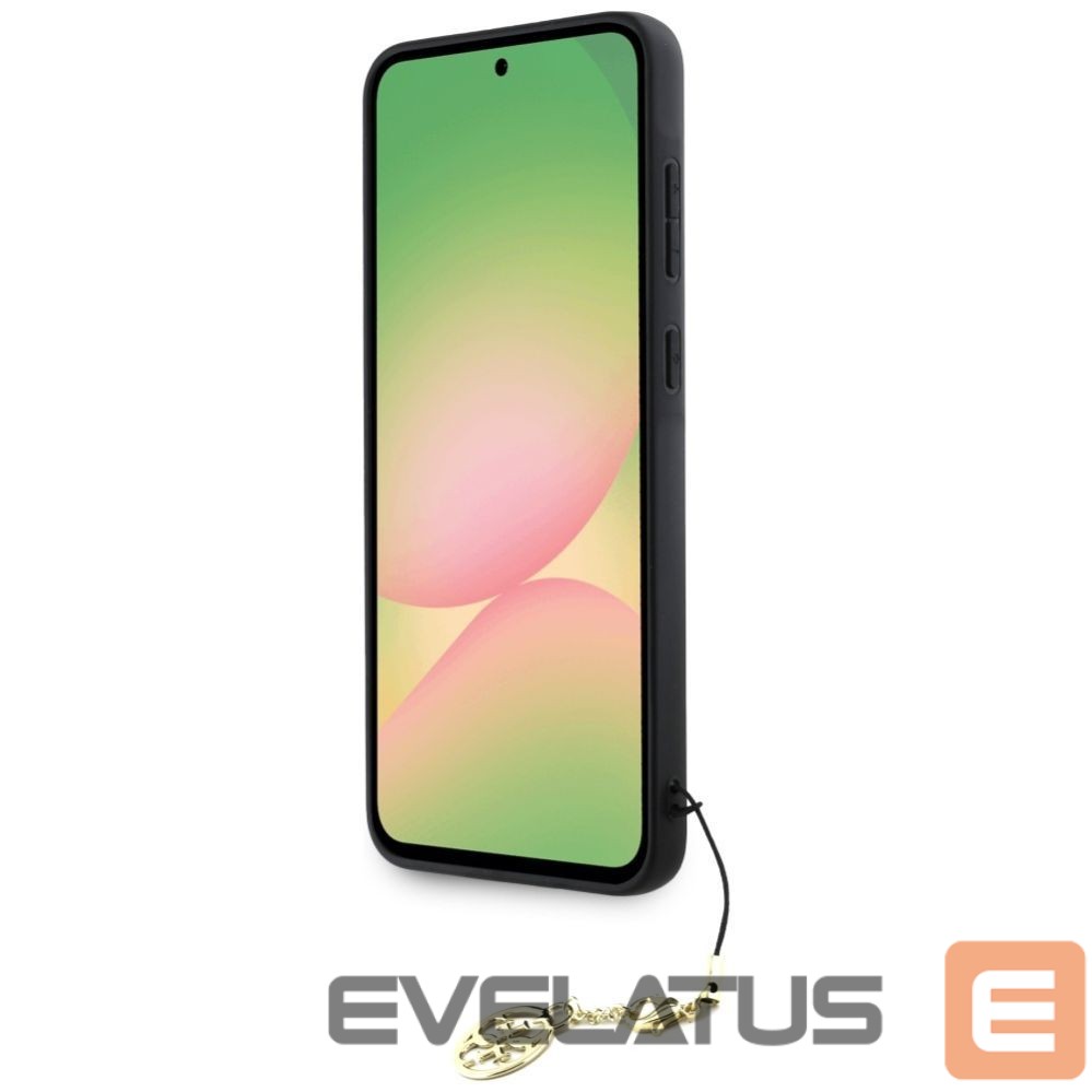 Citas preces Guess Guess 4G Charms Collection case for Samsung Galaxy A56 - black