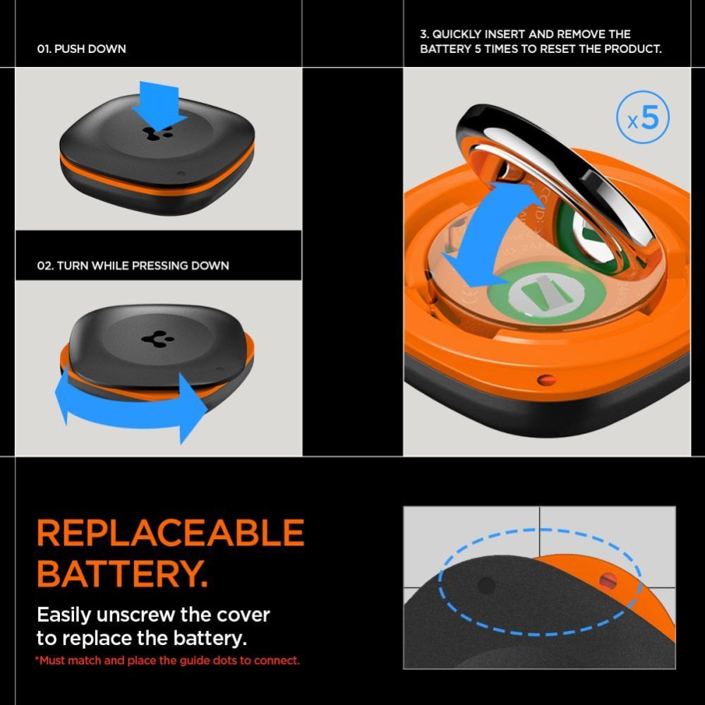 Muud kaubad Spigen Spigen TagMe Locator - Black