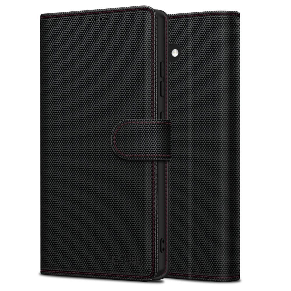 Muud kaubad Tech-Protect TECH-PROTECT WALLET RS IPHONE 16E BLACK/RED Tech-Protect Wallet case for iPhone 16e - black