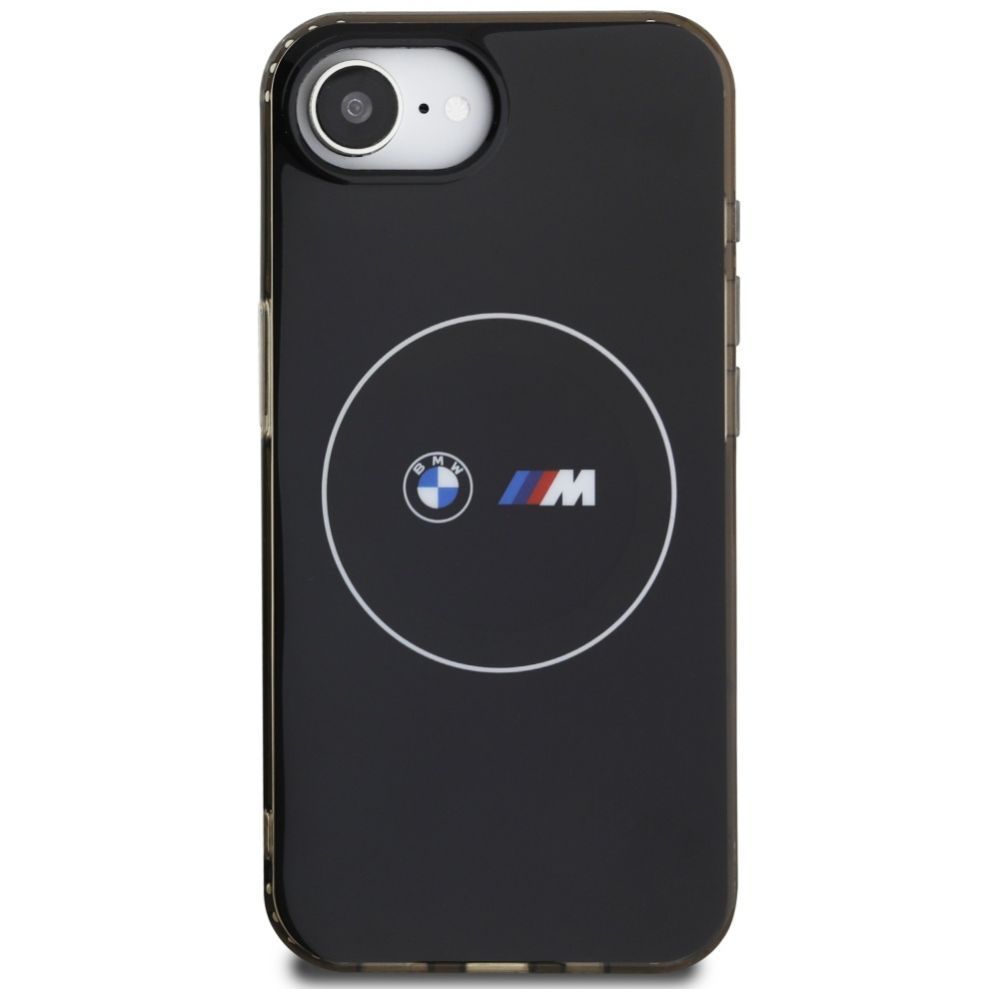 Muud kaubad BMW BMW IML Metal White Circle MagSafe iPhone 16e Case - Black