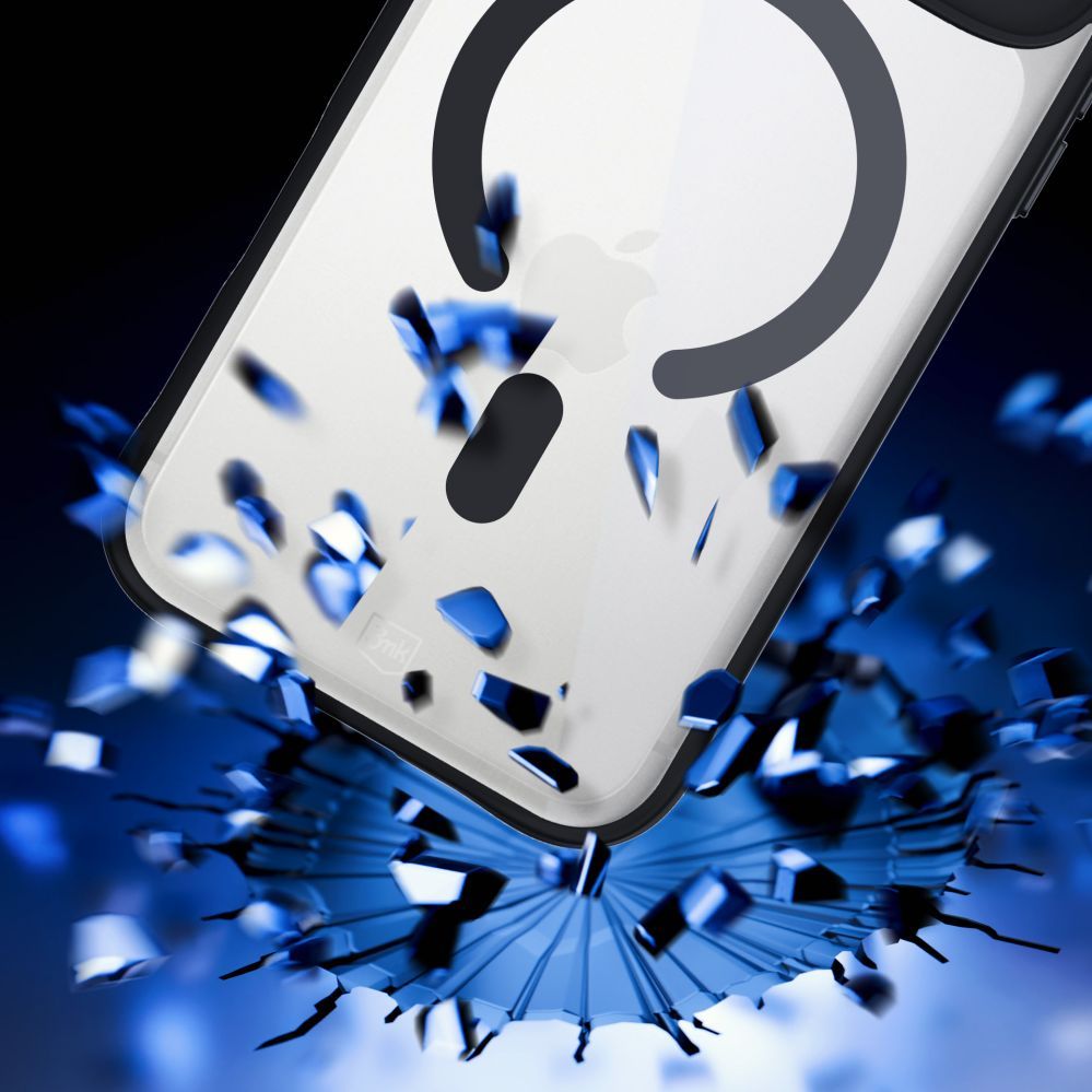 Muud kaubad 3MK 3mk Satin Armor MagCase for iPhone 17 Pro - Transparent Black