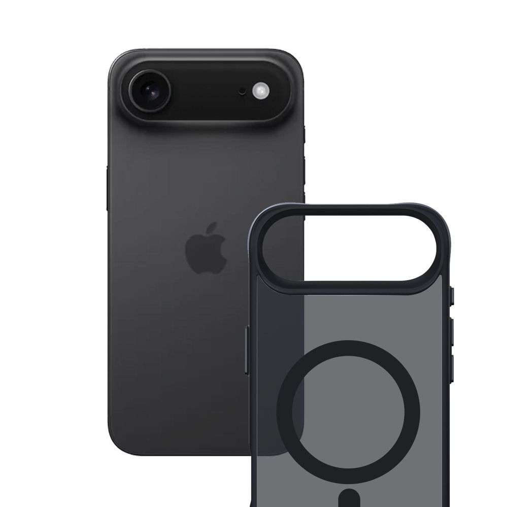 Muud kaubad 3MK 3mk Smoke MagCase for iPhone 17 Air - Black Semi-Transparent