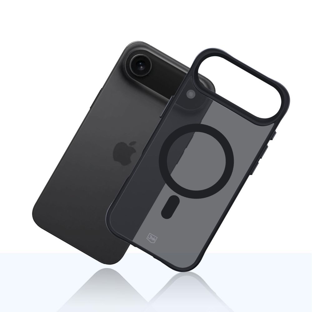 Muud kaubad 3MK 3mk Smoke MagCase for iPhone 17 Air - Black Semi-Transparent