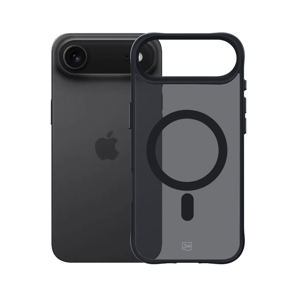 Muud kaubad 3MK 3mk Smoke MagCase for iPhone 17 Air - Black Semi-Transparent