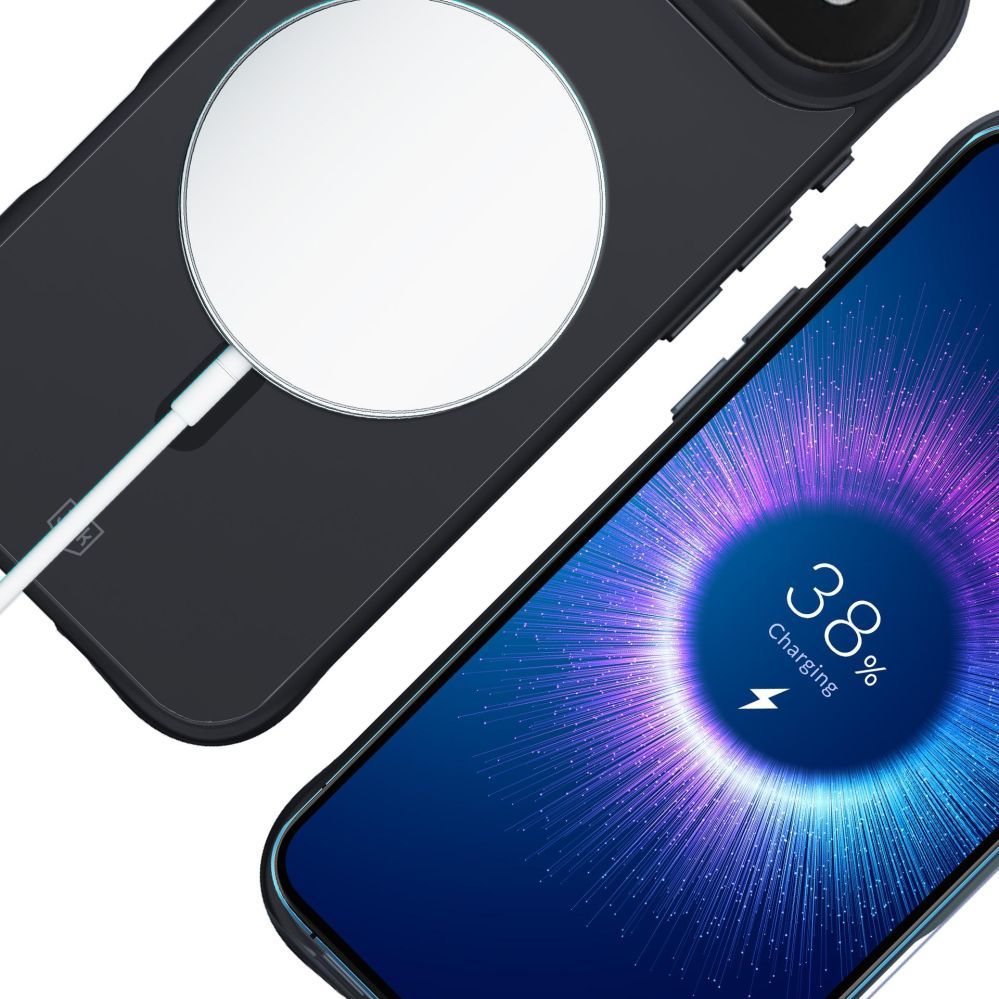 Muud kaubad 3MK 3mk Smoke MagCase for iPhone 17 Air - Black Semi-Transparent