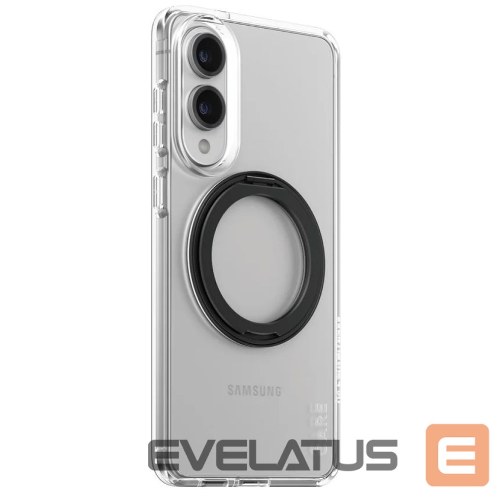 Muud kaubad Panzer Glass CARE by PanzerGlass Feature Black Kickstand & QI Case for Samsung Galaxy S25 Edge - Transparent