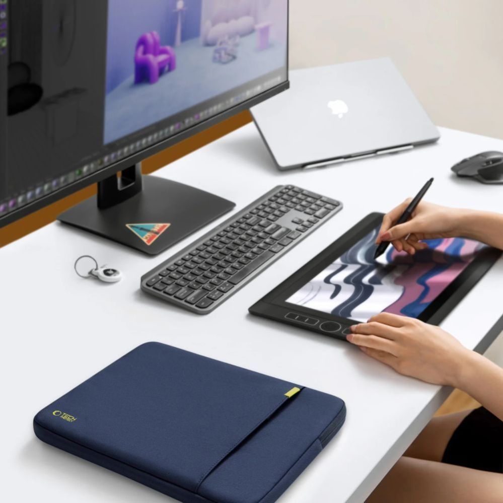 Muud kaubad Tech-Protect Tech-Protect Defender Laptop Bag 15-16 - Navy Blue