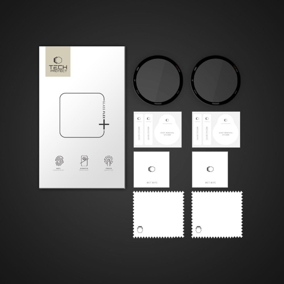 Citas preces Tech-Protect Tech-Protect Glass Flex+ 2-pack hybrid glass for Garmin Forerunner 225 / 255 Music - black