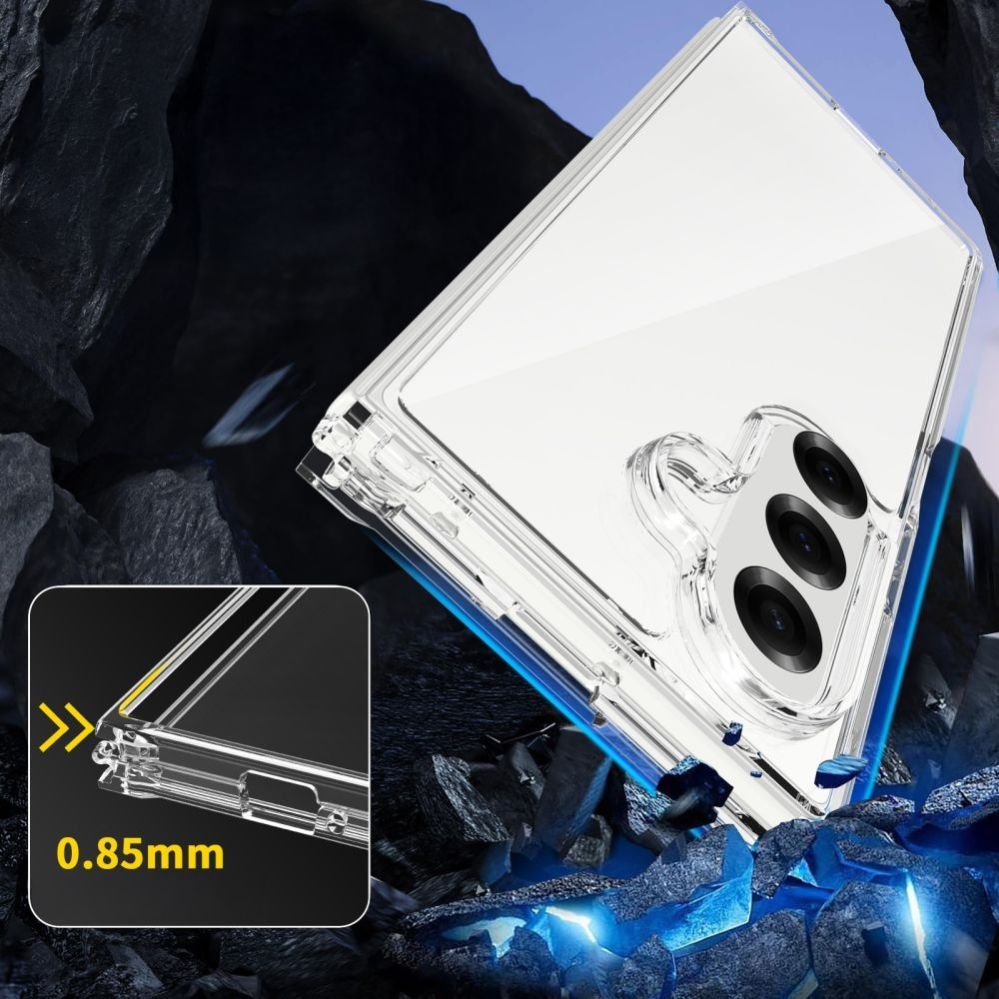 Citas preces Tech-Protect Tech-Protect FlexAir Hybrid Case for Samsung Galaxy Z Fold 7 - Transparent