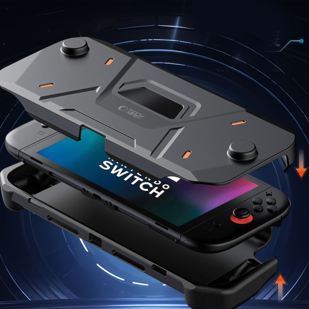 Citas preces Tech-Protect Tech-Protect Carbonox Case for Nintendo Switch 2 - Black