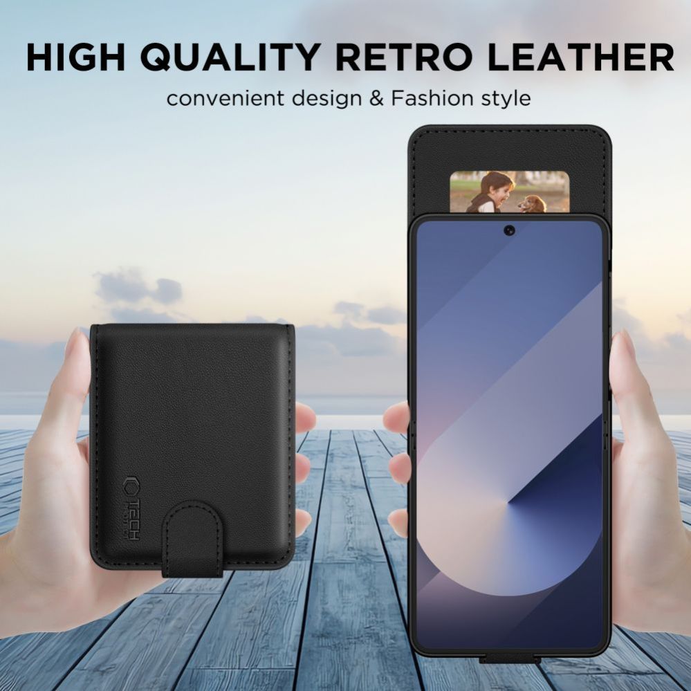 Muud kaubad Tech-Protect Tech-Protect Wallet Case for Samsung Galaxy Z Flip 7 - Black