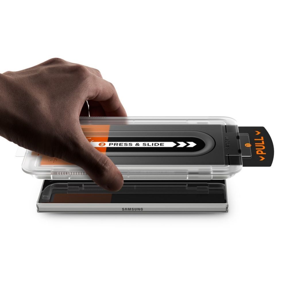 Citas preces Spigen Spigen Glas.TR EZ Fit Pro HD Tempered Glass 2-pack for Samsung Galaxy Z Fold 7 - Transparent