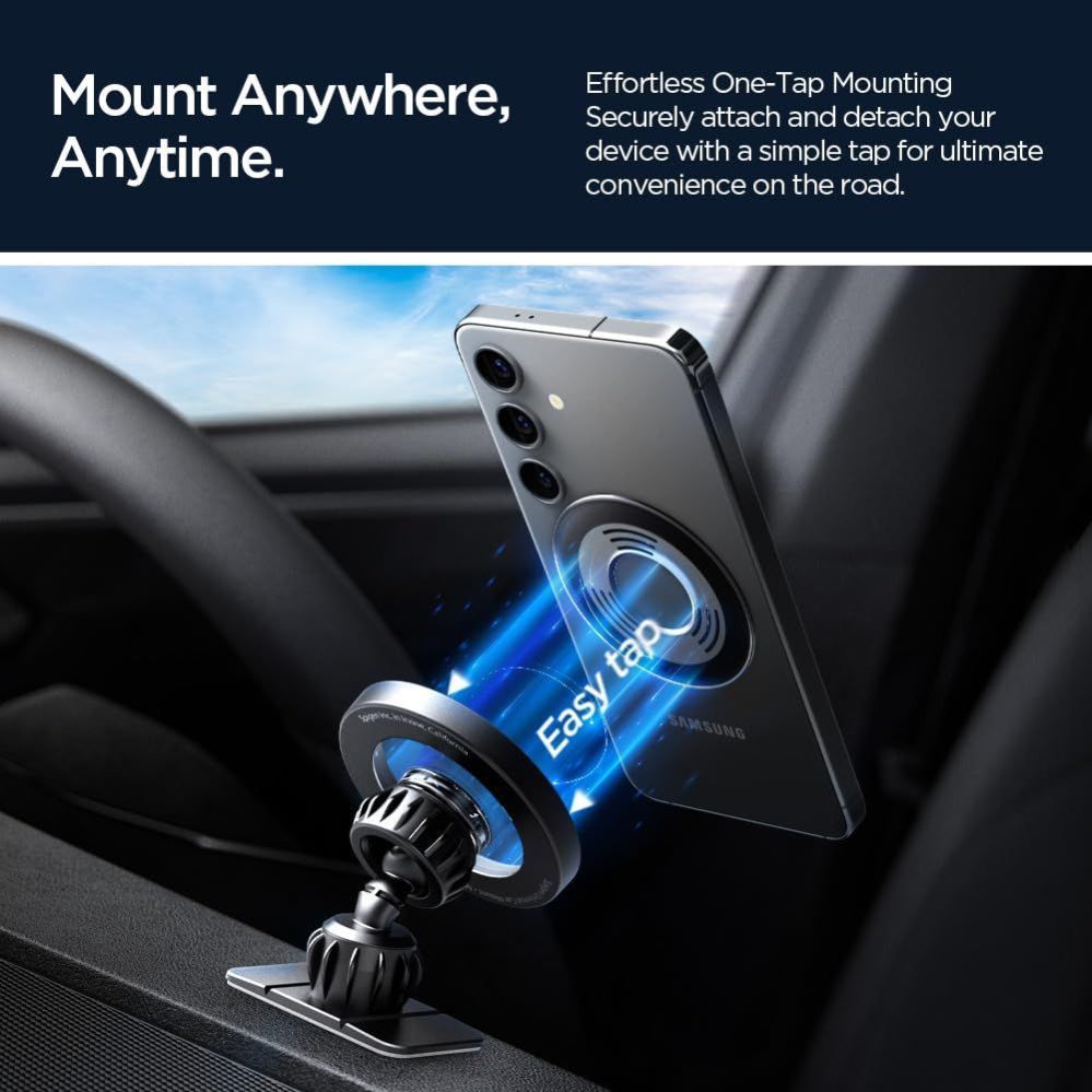 Citas preces Spigen Spigen MFT13 MagSafe Car Holder for Cockpit or Air Vent - Black