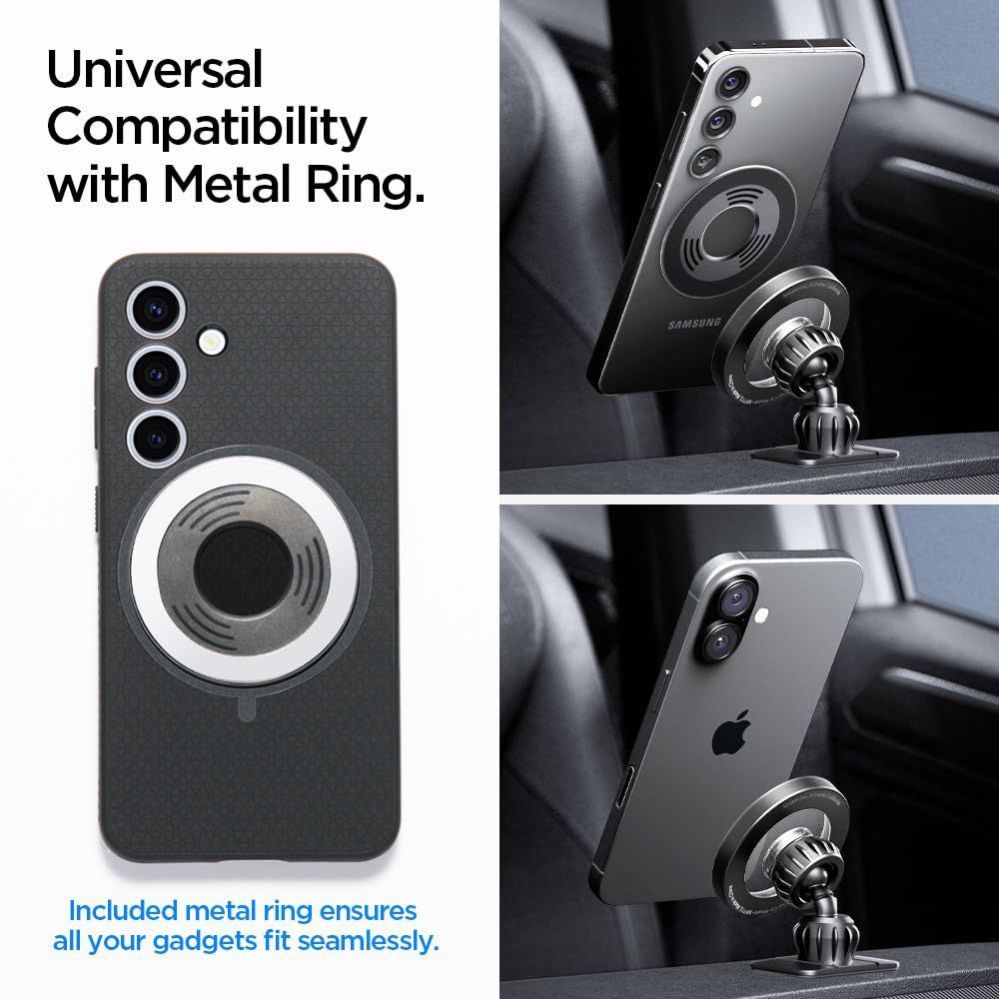 Citas preces Spigen Spigen MFT13 MagSafe Car Holder for Cockpit or Air Vent - Black