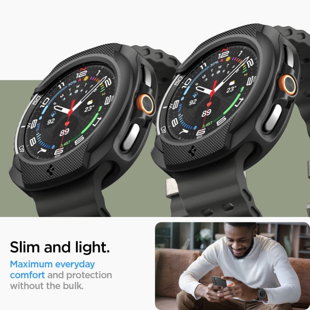 Muud kaubad Spigen Spigen Liquid Air Case for Samsung Galaxy Watch 8 Classic 46mm - Black