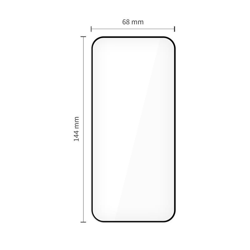 Citas preces Tech-Protect Tech-Protect Quick Set+ 2-pack tempered glass for iPhone 14 Pro - black