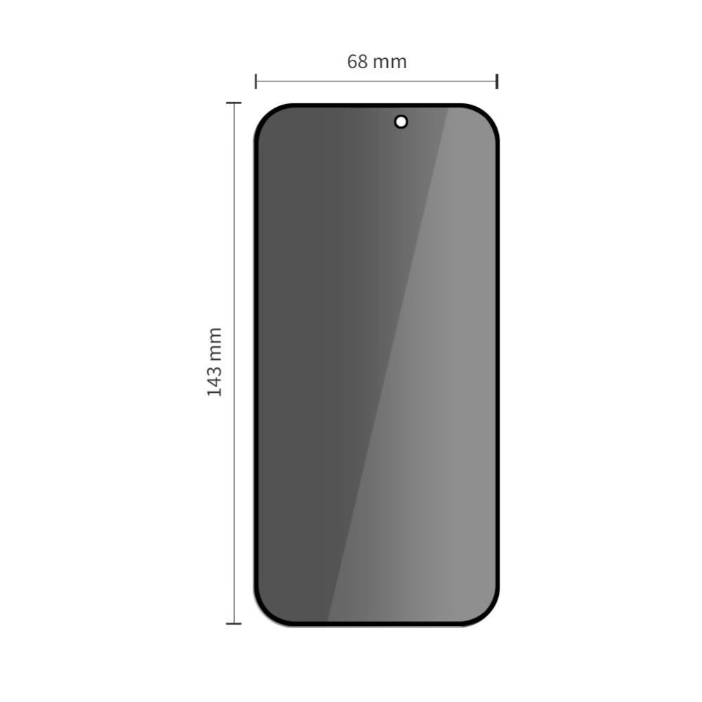 Citas preces Tech-Protect Tech-Protect Quick Set Spy+ Privacy Glass 2-pack for iPhone 12 / 12 Pro