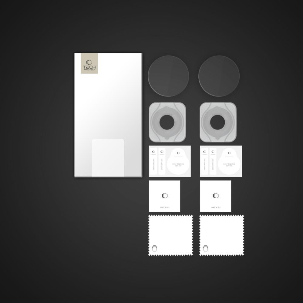 Citas preces Tech-Protect Tech-Protect Easy Set+ 2-pack tempered glass for Huawei Watch GT 5 41 mm - transparent