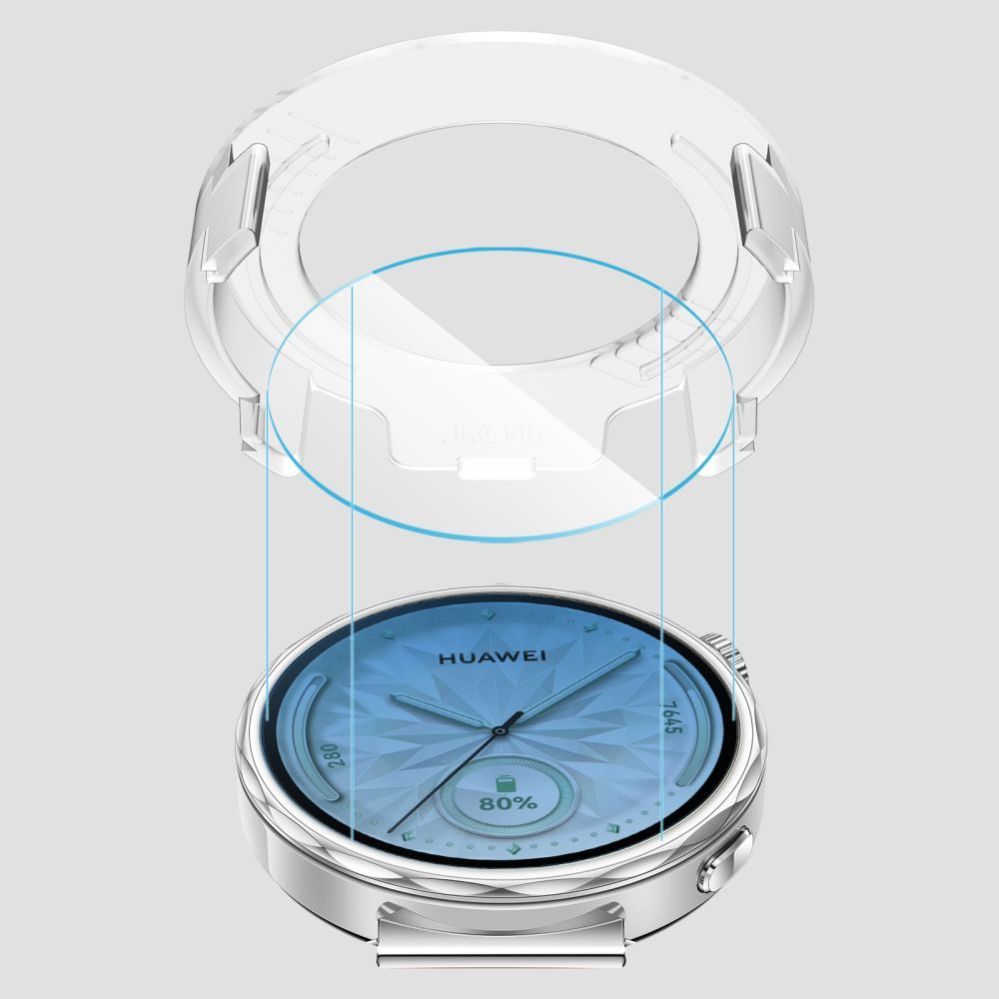 Citas preces Tech-Protect Tech-Protect Easy Set+ 2-pack tempered glass for Huawei Watch GT 5 41 mm - transparent