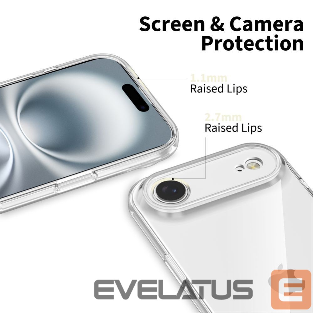Citas preces Tech-Protect Tech-Protect FlexAir Case for iPhone 17 Air - Clear
