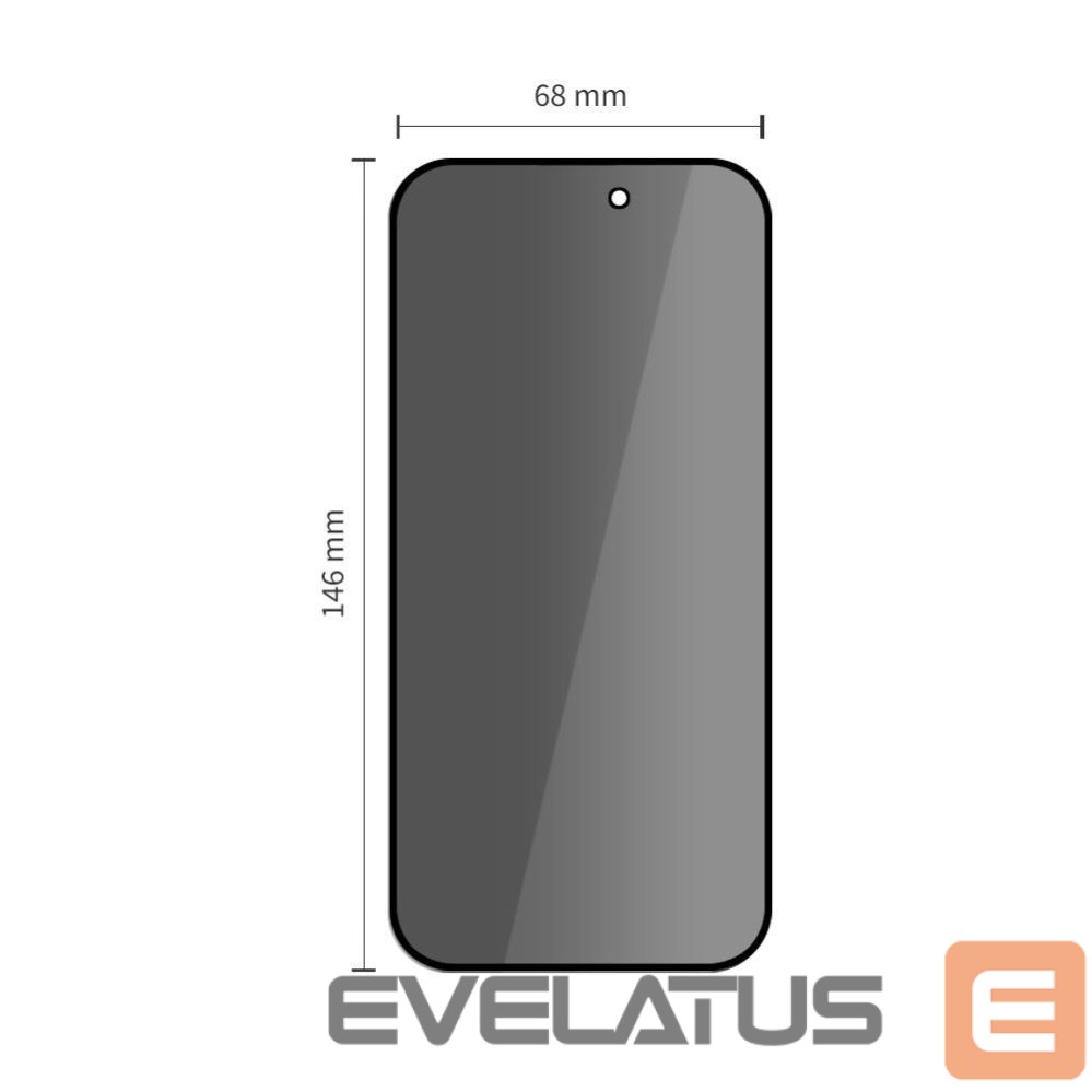 Citas preces Tech-Protect Tech-Protect Glass Spy+ 2-pack privacy glass for iPhone 16 Pro / 17 / 17 Pro