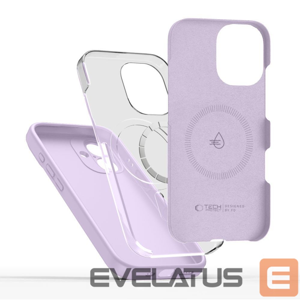 Citas preces Tech-Protect Tech-Protect Silicone MagSafe Case for iPhone 17 - Purple