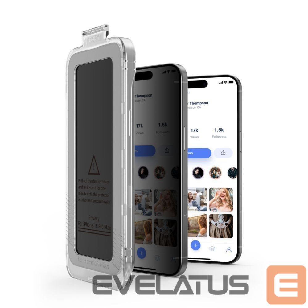 Citas preces Tech-Protect Tech-Protect Quick Set Spy+ Privacy Glass 2-pack for iPhone 13 / 13 Pro / 14 / 16e