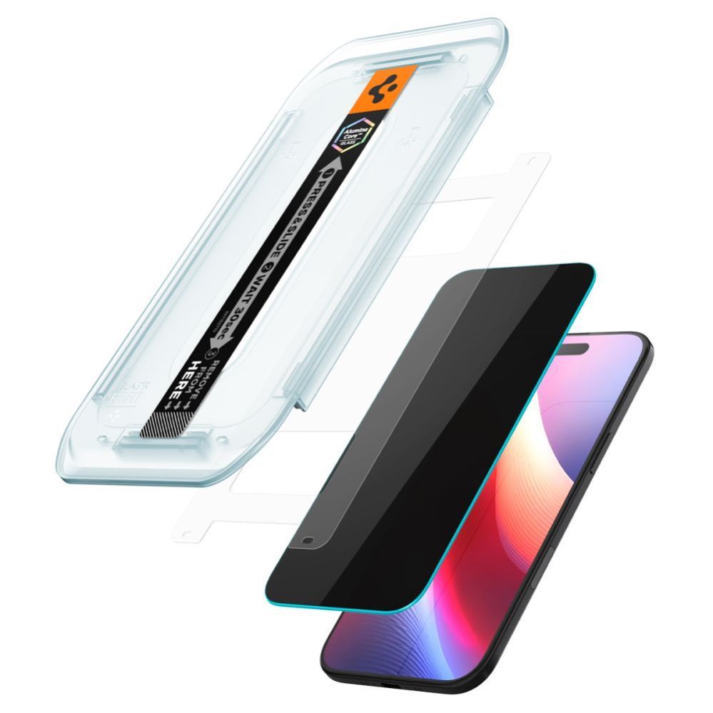 Muud kaubad Spigen Spigen Glas.TR EZ Fit 2-pack privacy glass for iPhone 17 Air