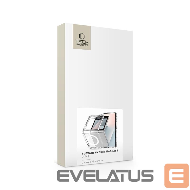 Citas preces Tech-Protect Tech-Protect FlexAir Hybrid MagSafe Case for Samsung Galaxy Z Flip 6 / 7 FE - Transparent