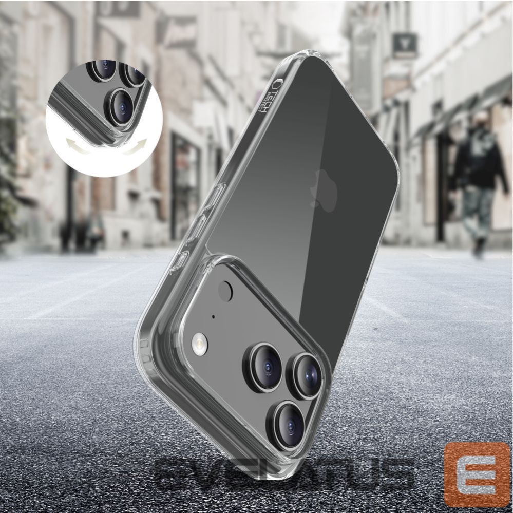 Citas preces Tech-Protect Tech-Protect FlexAir Hybrid Case for iPhone 17 Pro Max - Clear