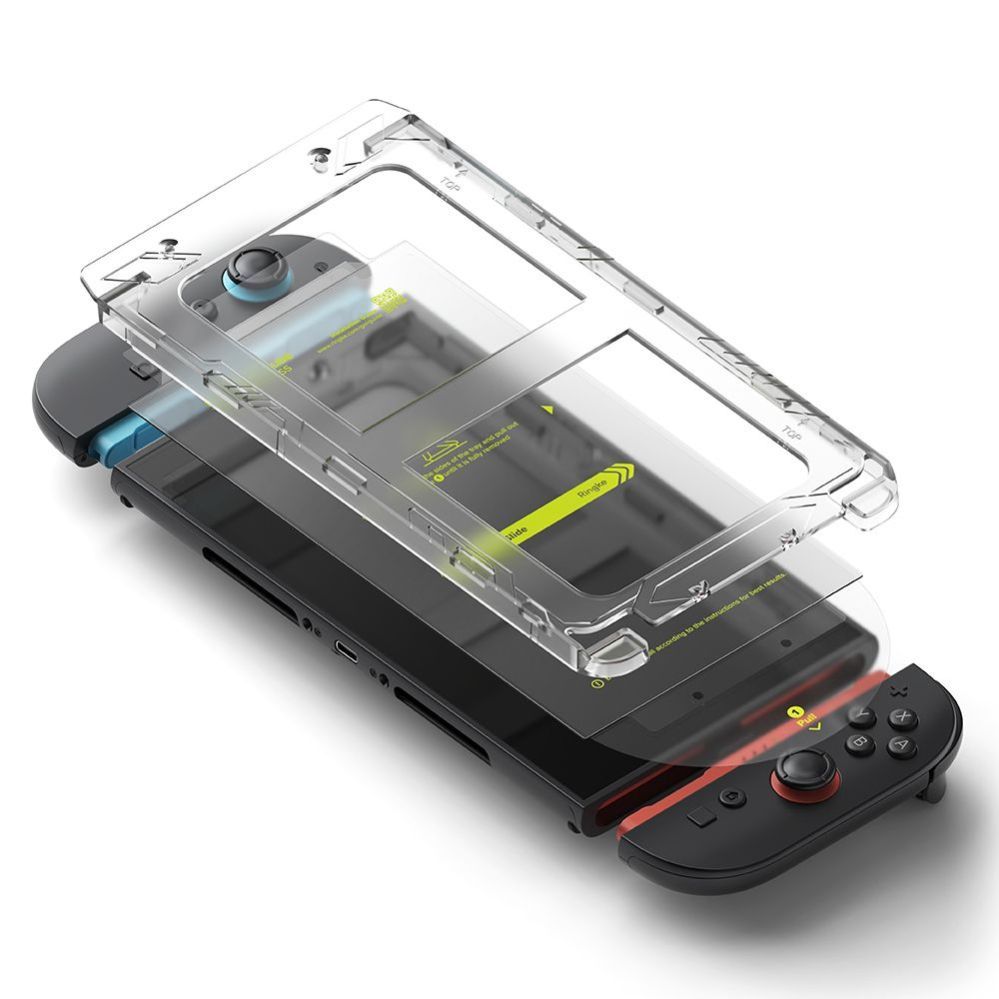 Muud kaubad Ringke Ringke Easy Slide 2-pack Tempered Glass for Nintendo Switch 2 - Transparent