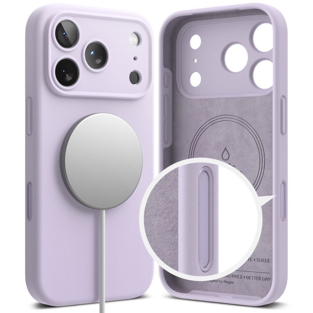Muud kaubad Ringke Ringke Silicone Magnetic MagSafe Case for iPhone 17 Pro Max - Purple