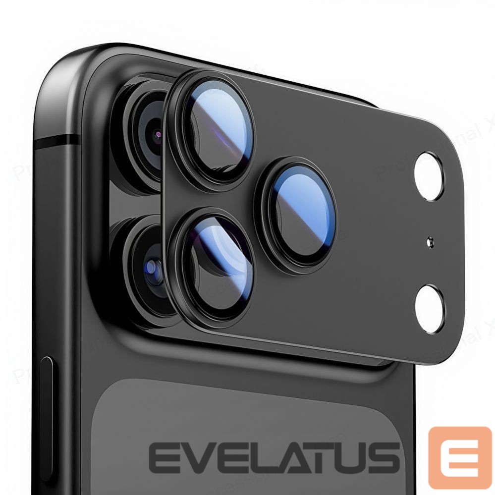 Citas preces Tech-Protect Tech-Protect Camfull Fit+ Camera Cover for iPhone 17 Pro - Black