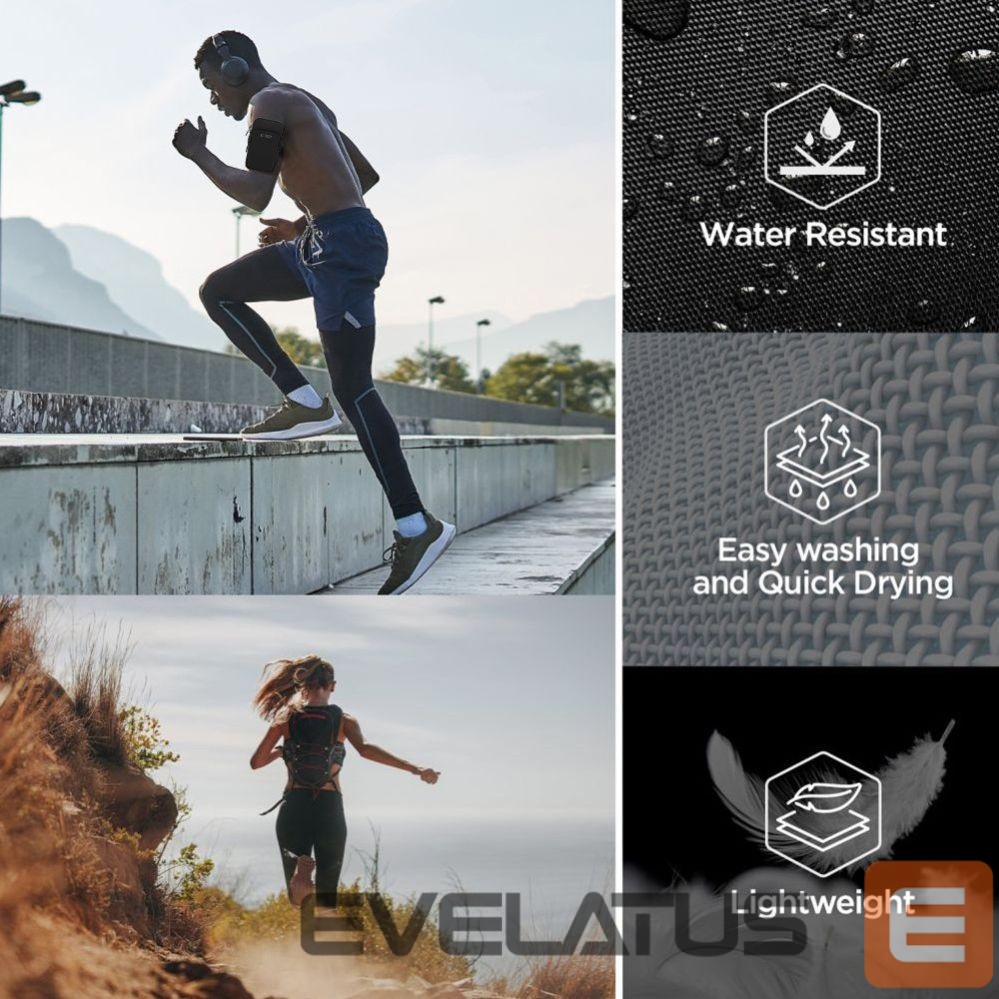 Citas preces Tech-Protect Tech-Protect M7 Universal Sport Armband Case - Black