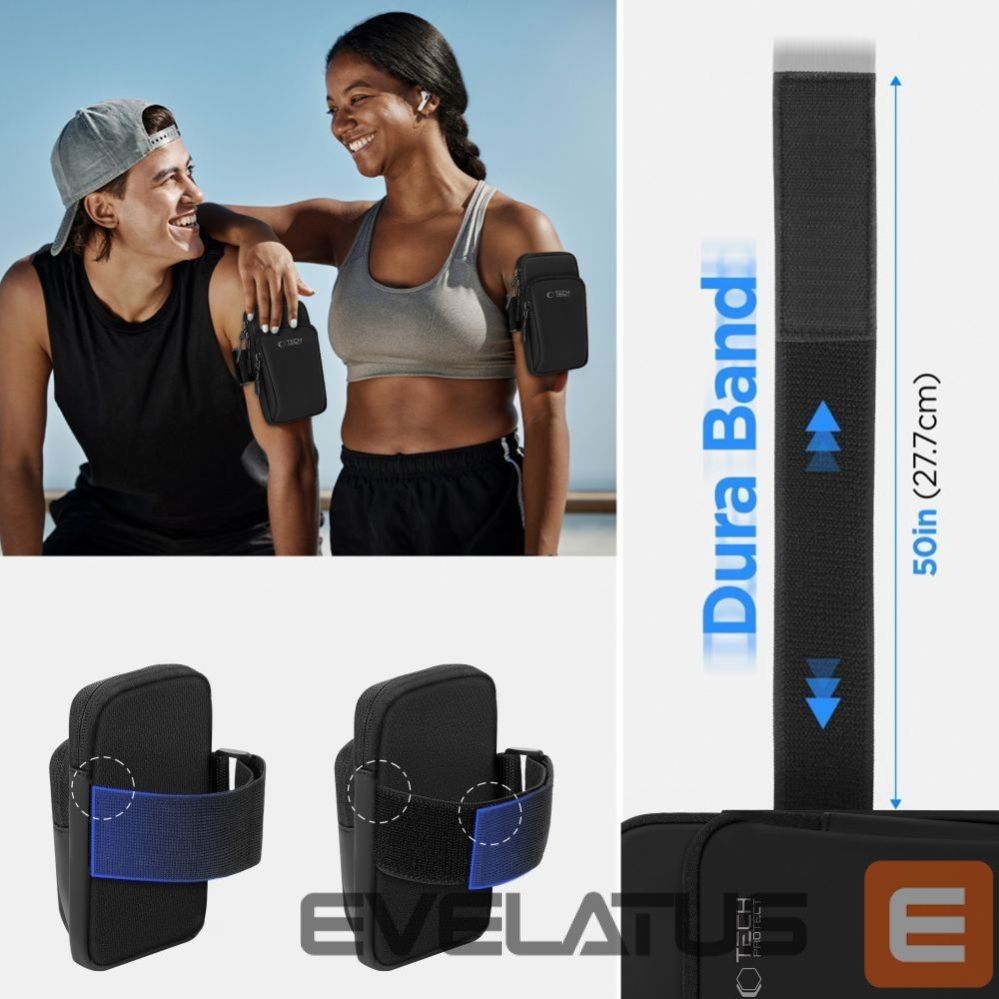 Citas preces Tech-Protect Tech-Protect M7 Universal Sport Armband Case - Black