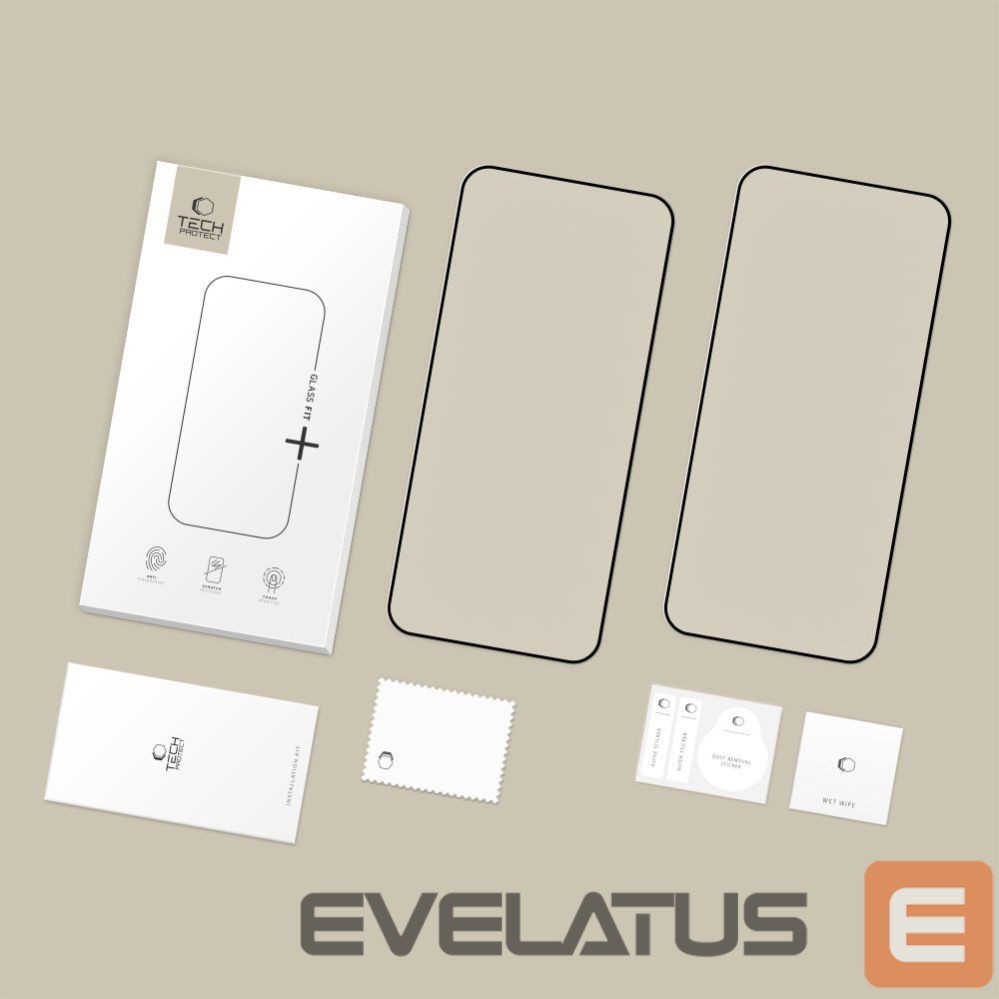 Citas preces Tech-Protect Tech-Protect Glass Fit+ 2-pack tempered glass Xiaomi Redmi 15C / Poco C85 - black