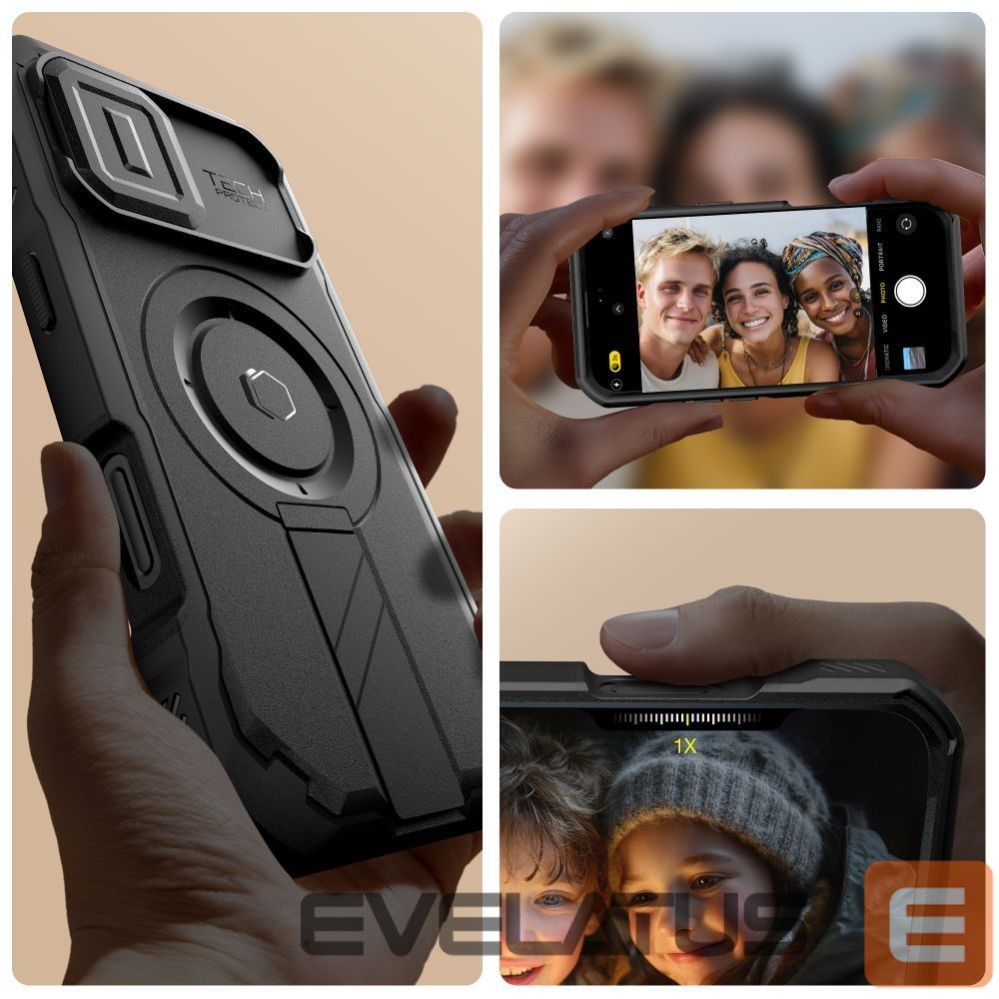 Citas preces Tech-Protect Tech-Protect Kevlar MagSafe case for iPhone 17 - black