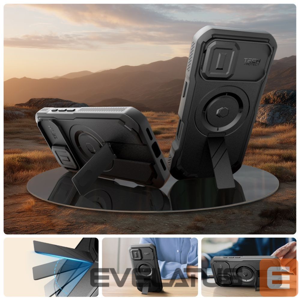 Citas preces Tech-Protect Tech-Protect Kevlar MagSafe case for iPhone 17 - black