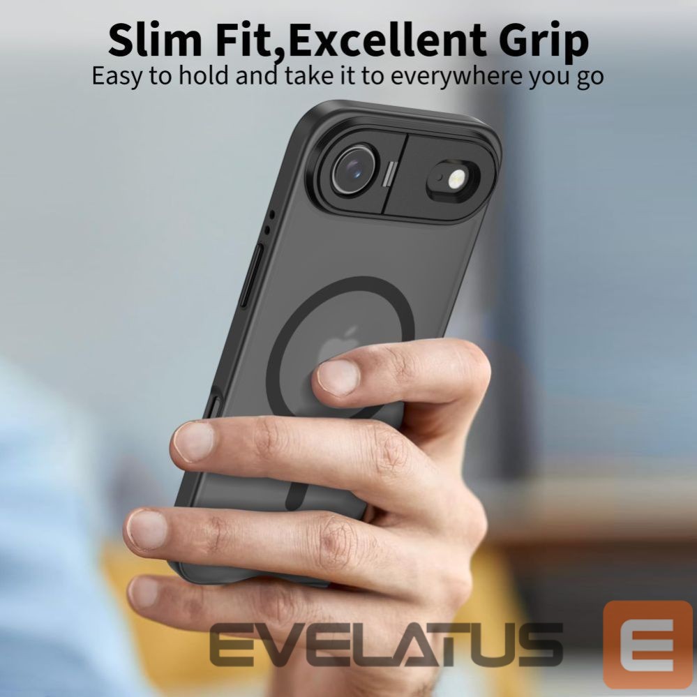 Citas preces Tech-Protect Tech-Protect MagStand MagSafe Case for iPhone 17 Air - Matte Black