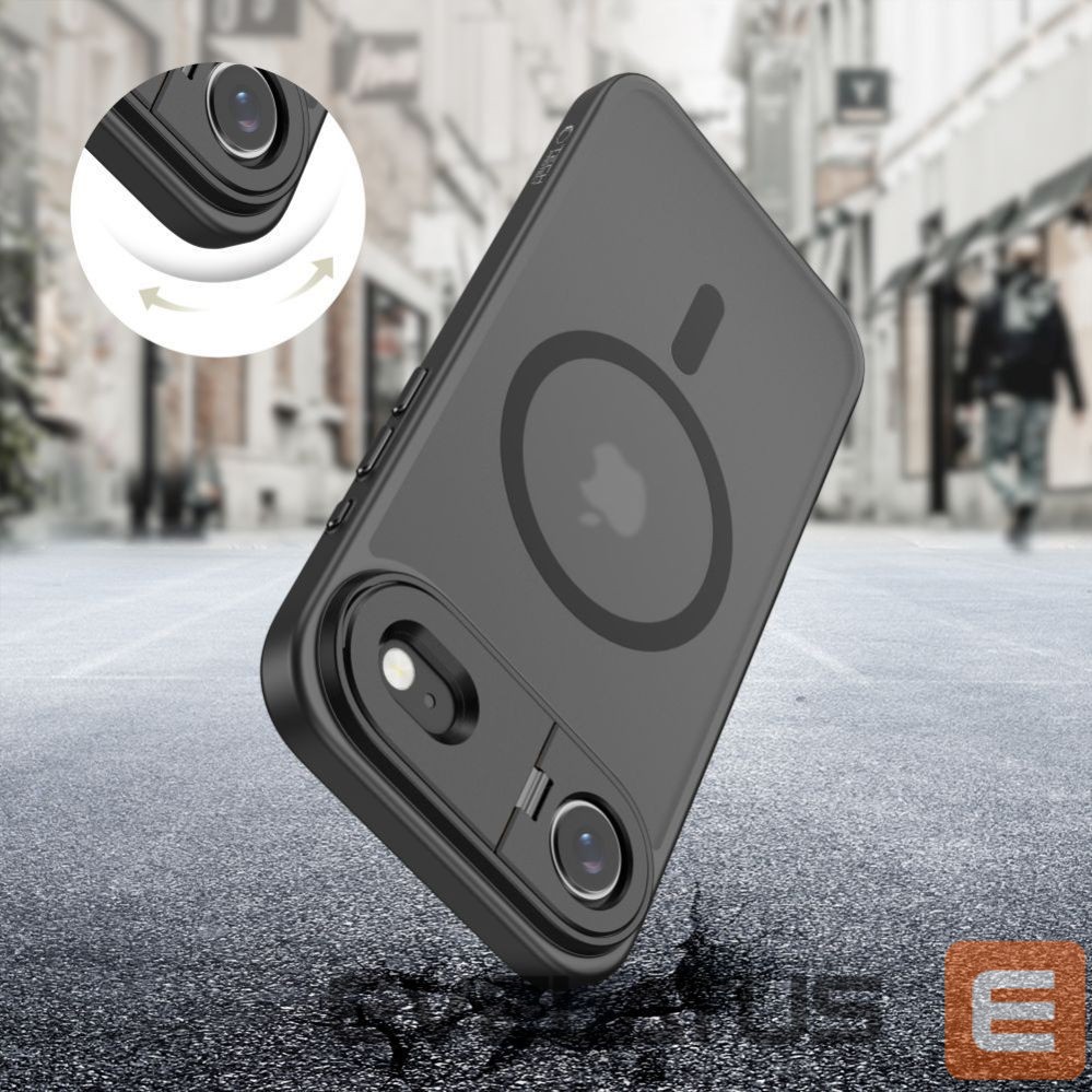 Citas preces Tech-Protect Tech-Protect MagStand MagSafe Case for iPhone 17 Air - Matte Black