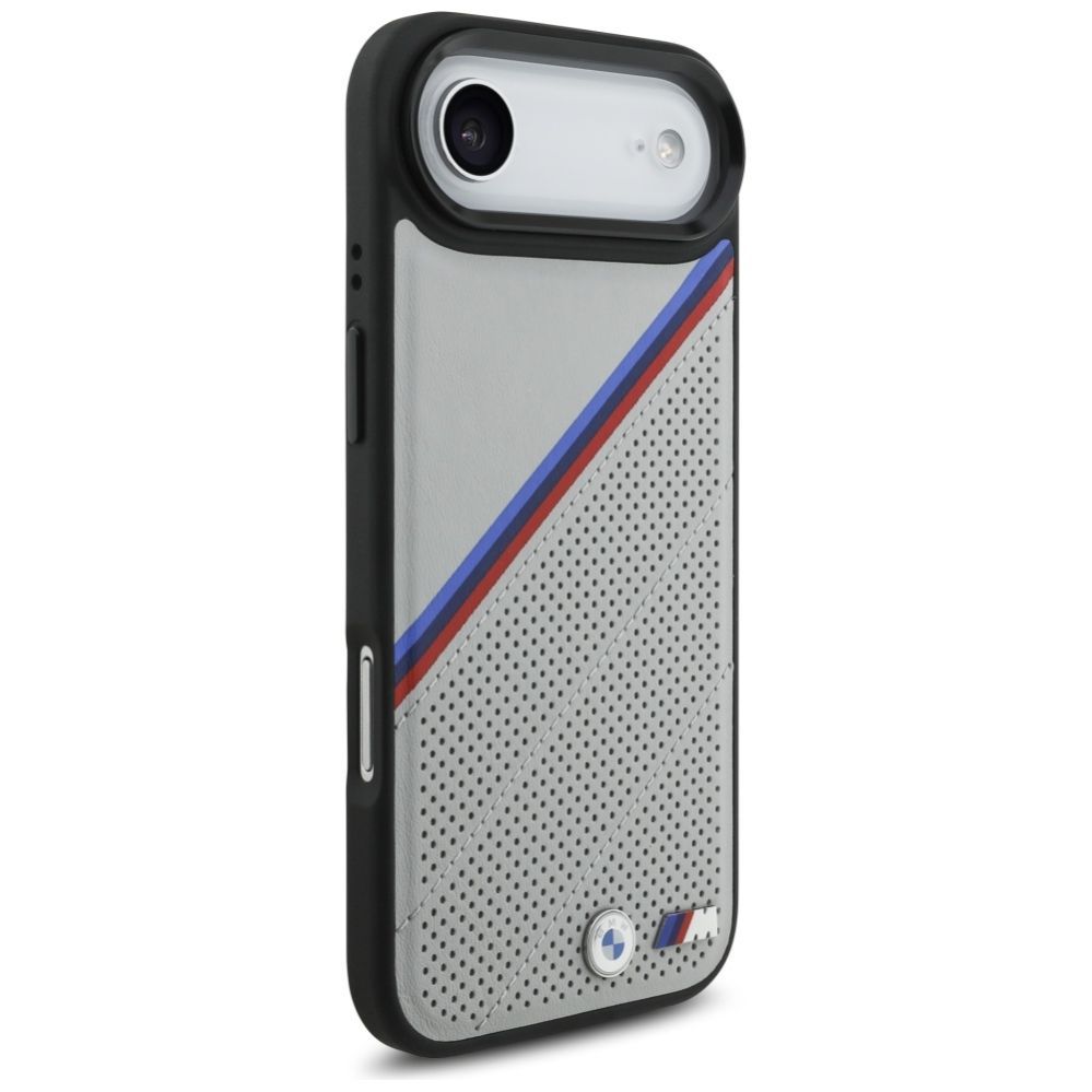 Muud kaubad BMW BMW M Tricolor Metal Logo MagSafe Case for iPhone 17 Air - Gray